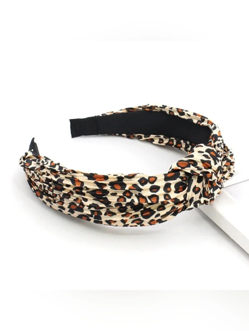 Headband Leopard Print Knotted